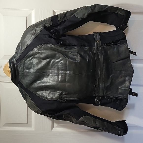 Womens leather riding jacket - Picture 6 of 6